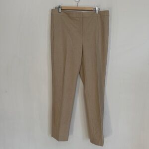 Laura straight leg beige dress pants size 12  NWT